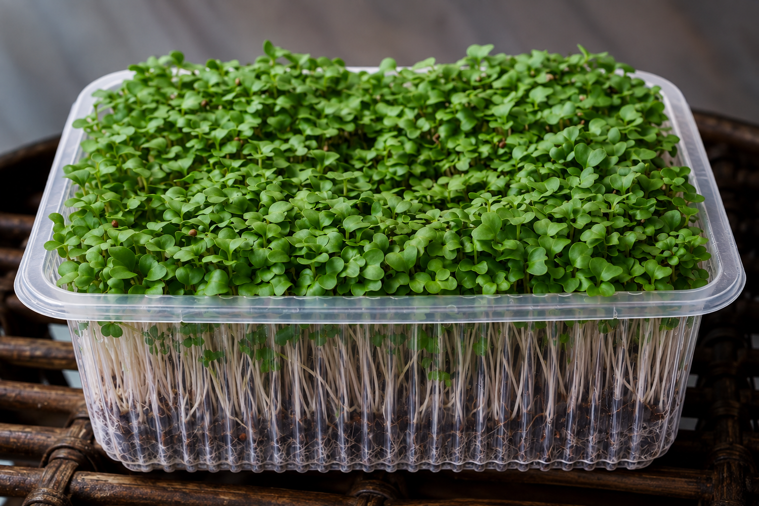 Fresh Broccoli Microgreens
